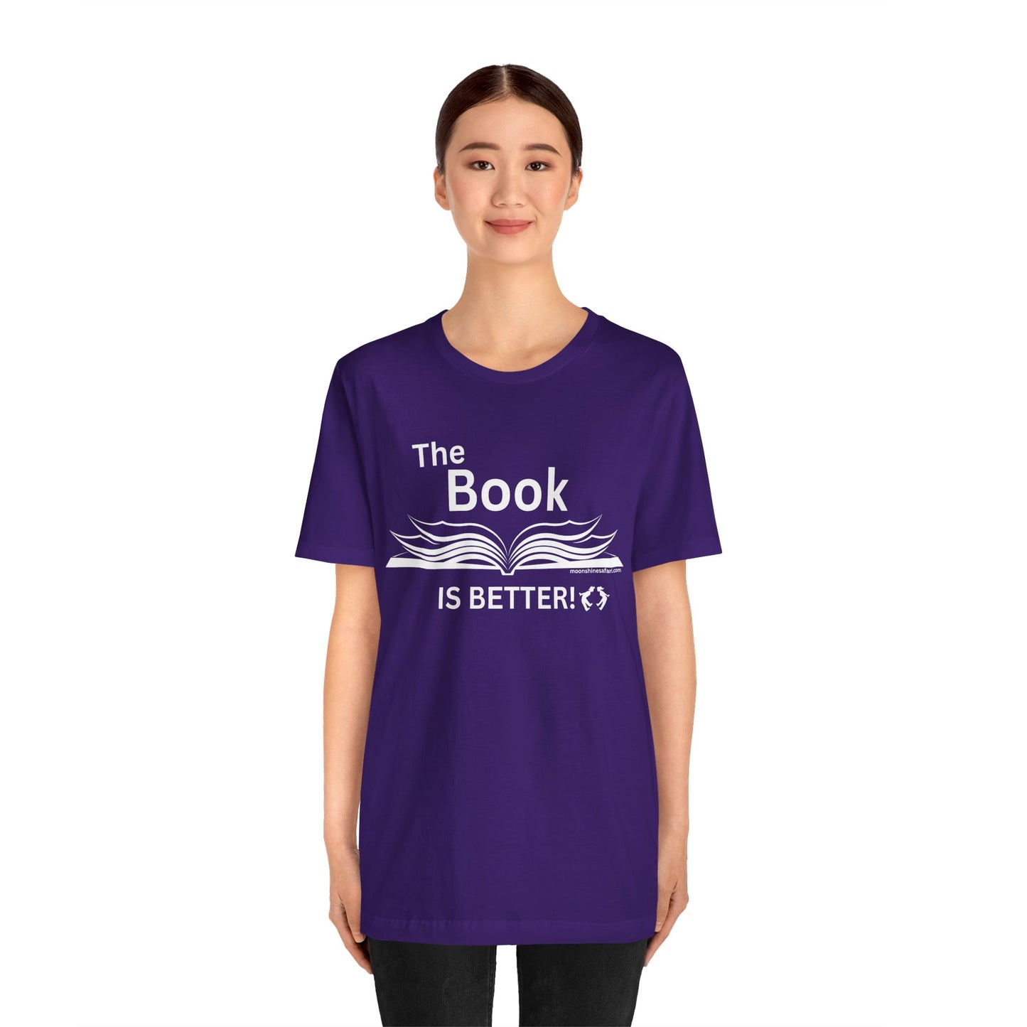 MoonShine Safari "The Book IS BETTER" Unisex Jersey Short Sleeve Tee