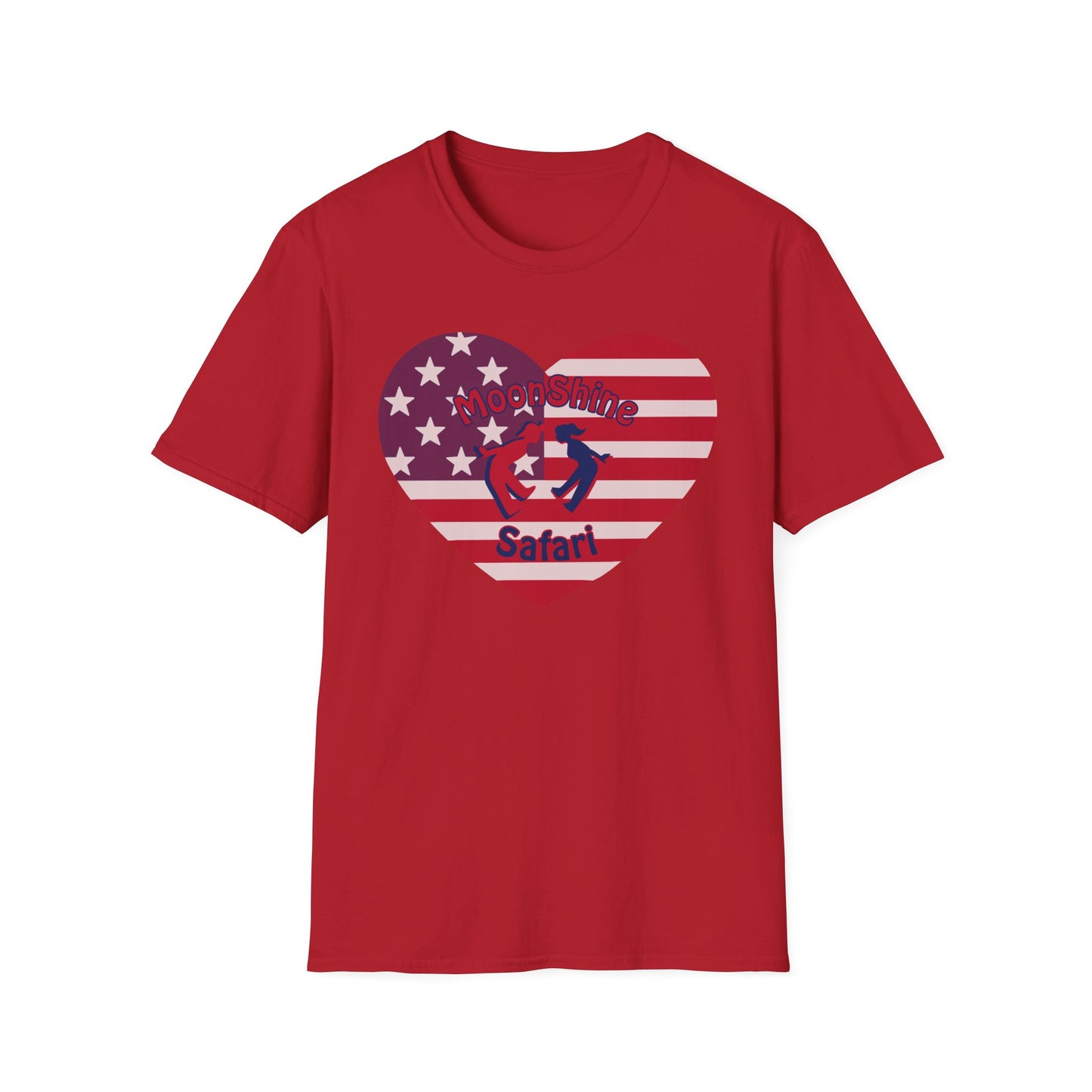 MoonShine Safari Pro-America Unisex Softstyle T-Shirt