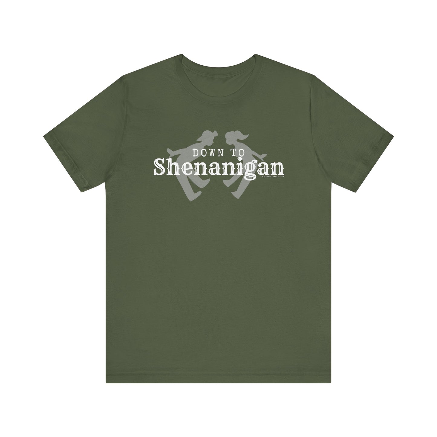 MoonShine Safari " Down to Shenanigan!" Unisex Jersey Short Sleeve Tee