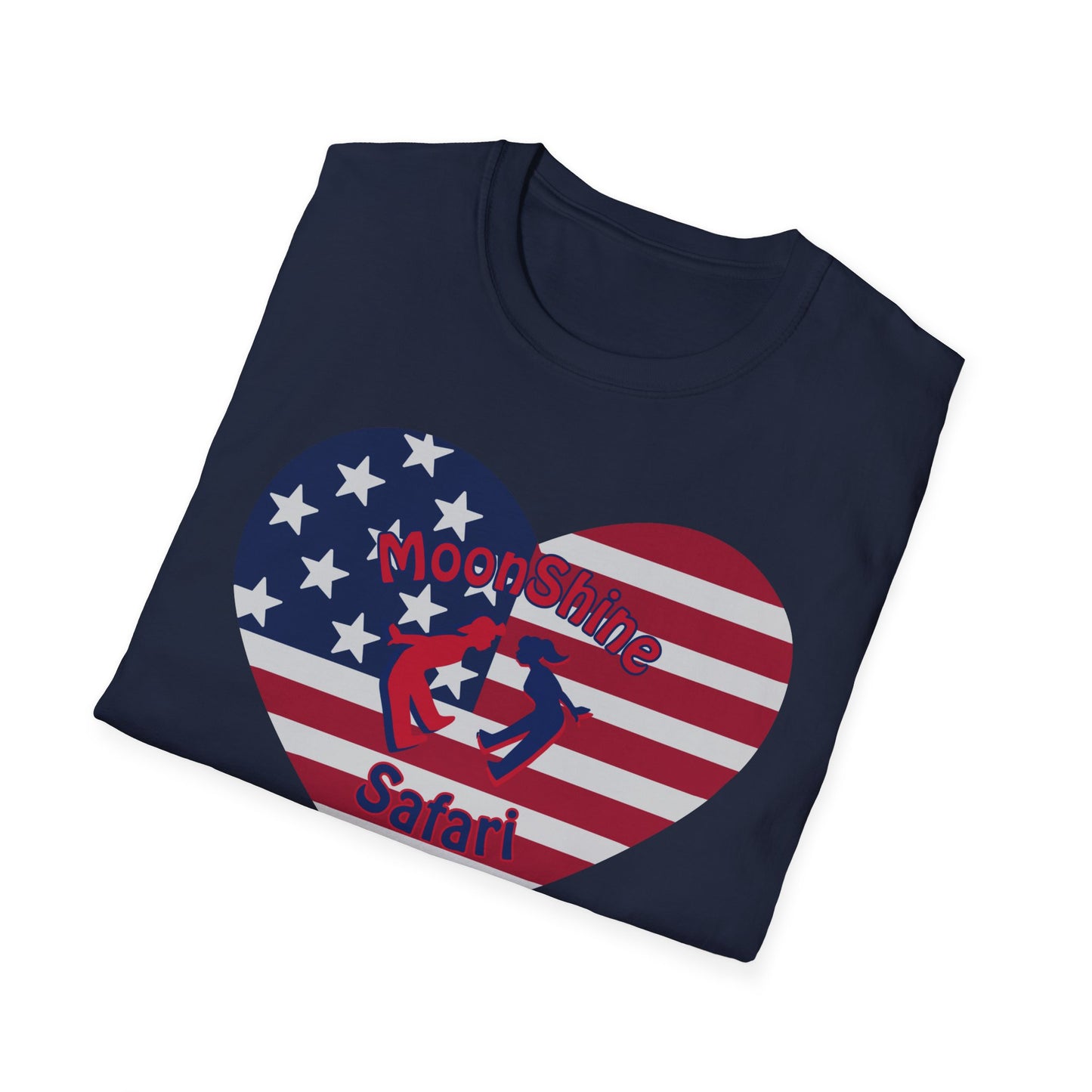 MoonShine Safari Pro-America Unisex Softstyle T-Shirt
