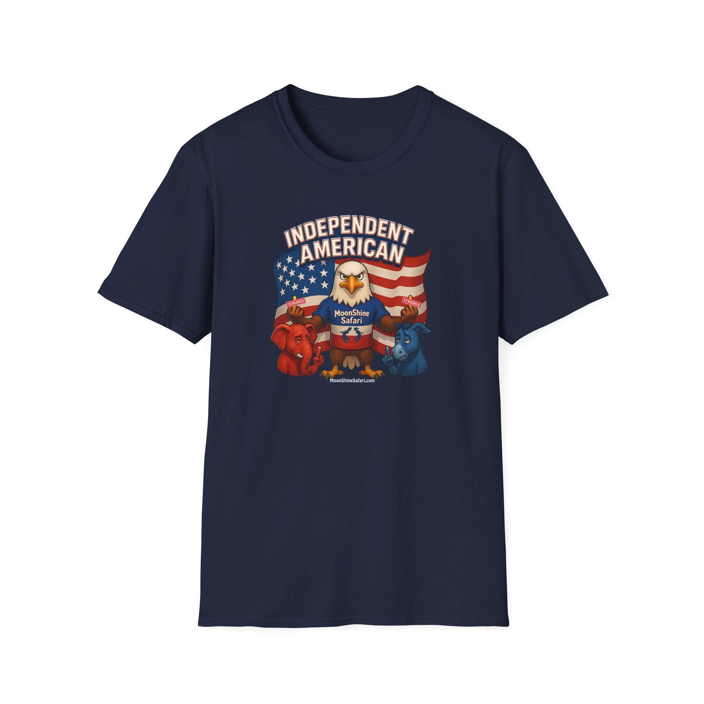 MoonShine Safari "Independent American 2.0" Unisex Softstyle T-Shirt