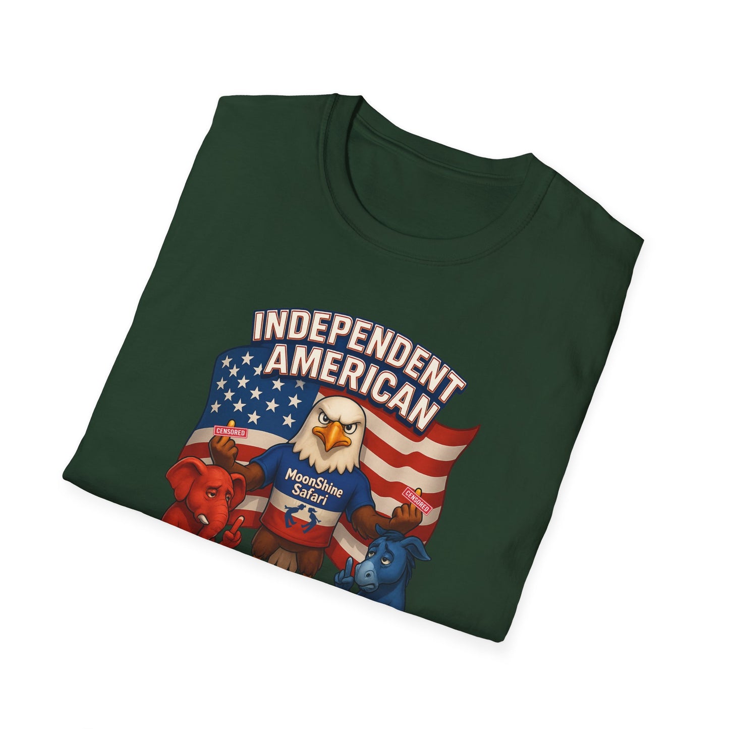 MoonShine Safari "Independent American 2.0" Unisex Softstyle T-Shirt