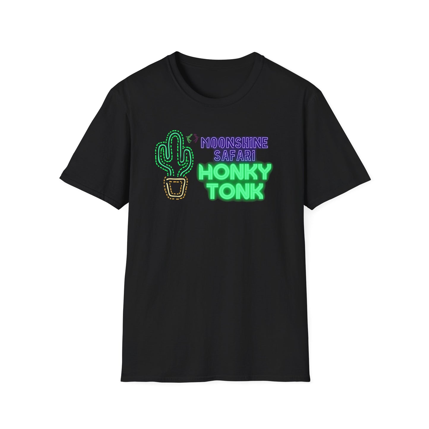MoonShine Safari Honky Tonk Unisex Softstyle T-Shirt
