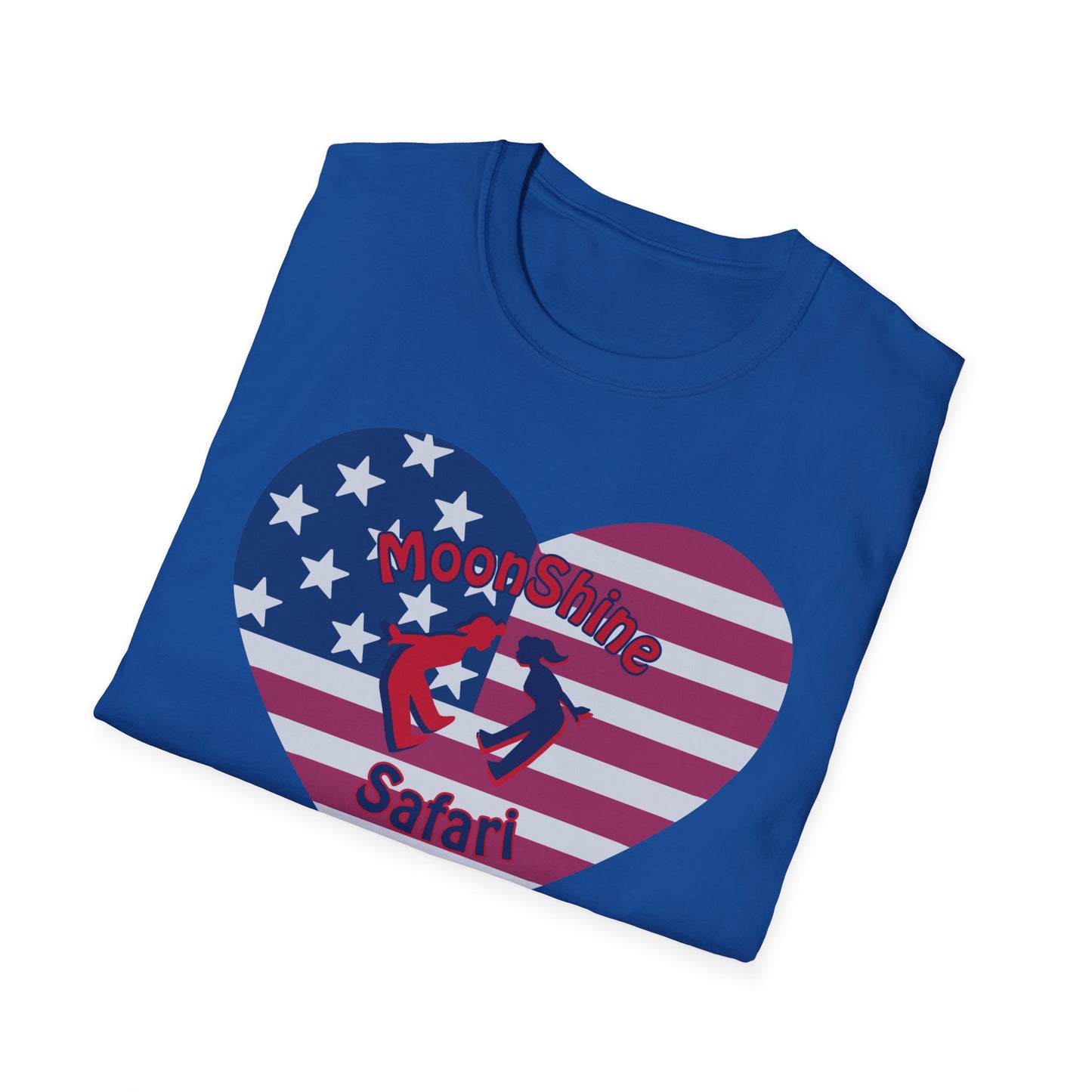 MoonShine Safari Pro-America Unisex Softstyle T-Shirt