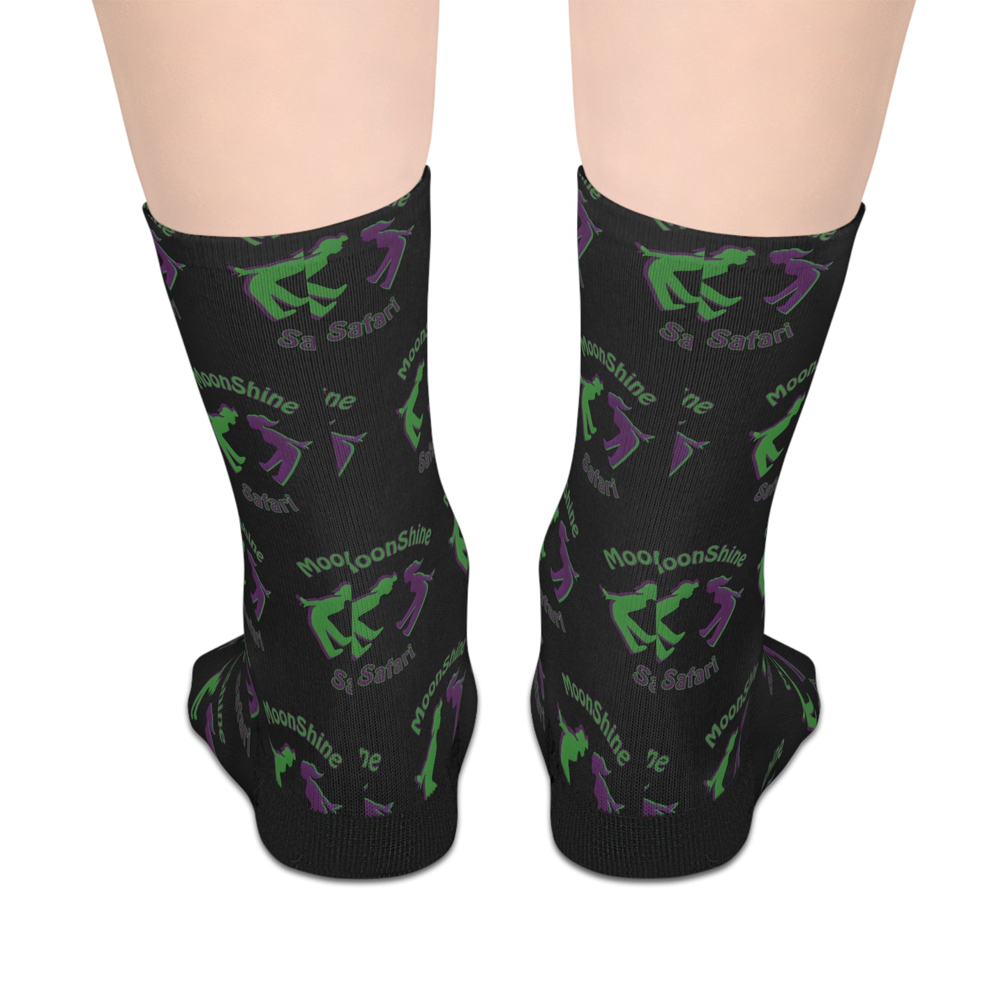 MoonShine Safari Logo Mid-length Socks