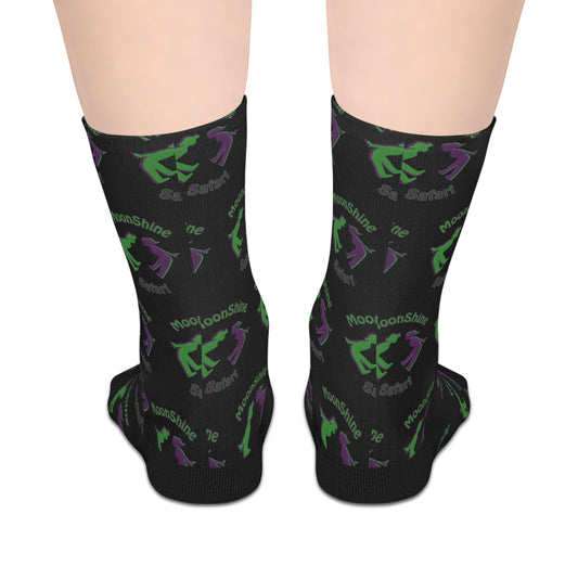 MoonShine Safari Logo Mid-length Socks