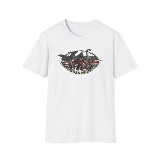 MoonShine Safari "USA 250- Cryptid Unisex Softstyle T-Shirt