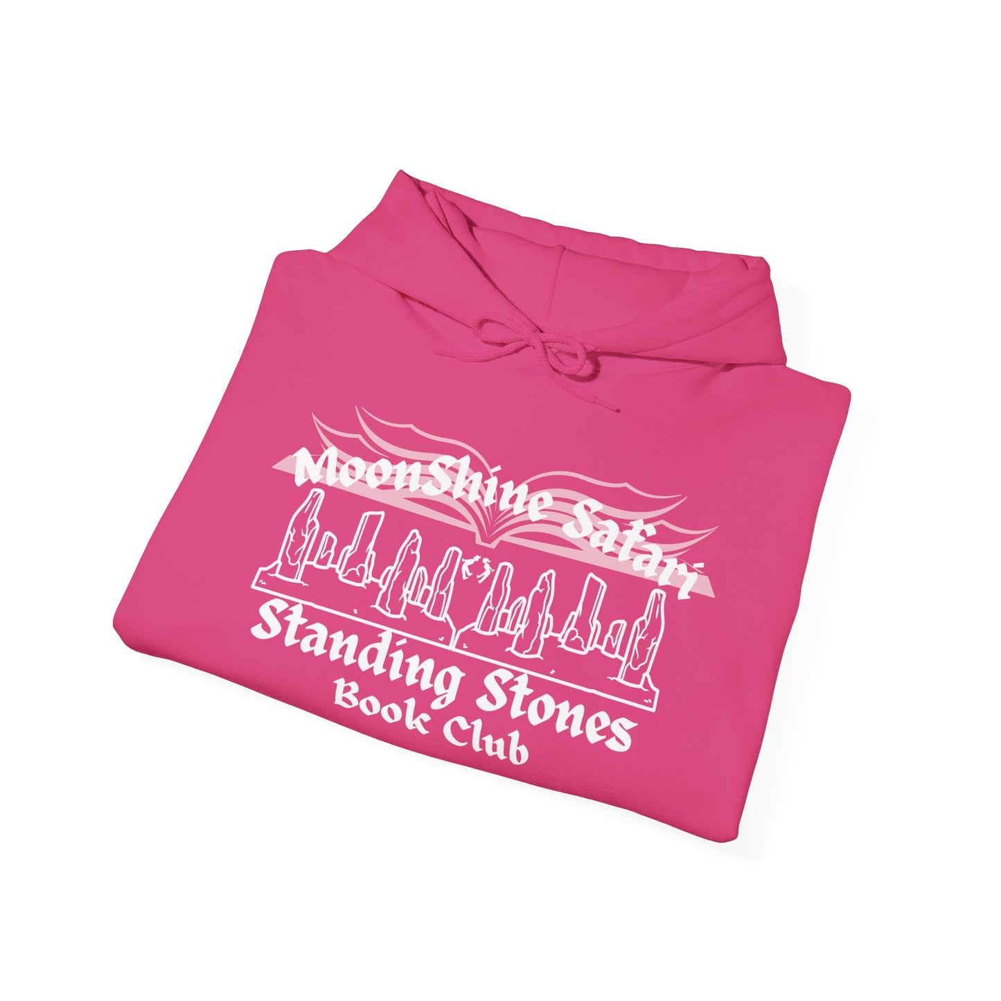 MoonShine Safari "Standing Stones Book Club" Unisex Heavy Blend™ Hooded Sweatshirt