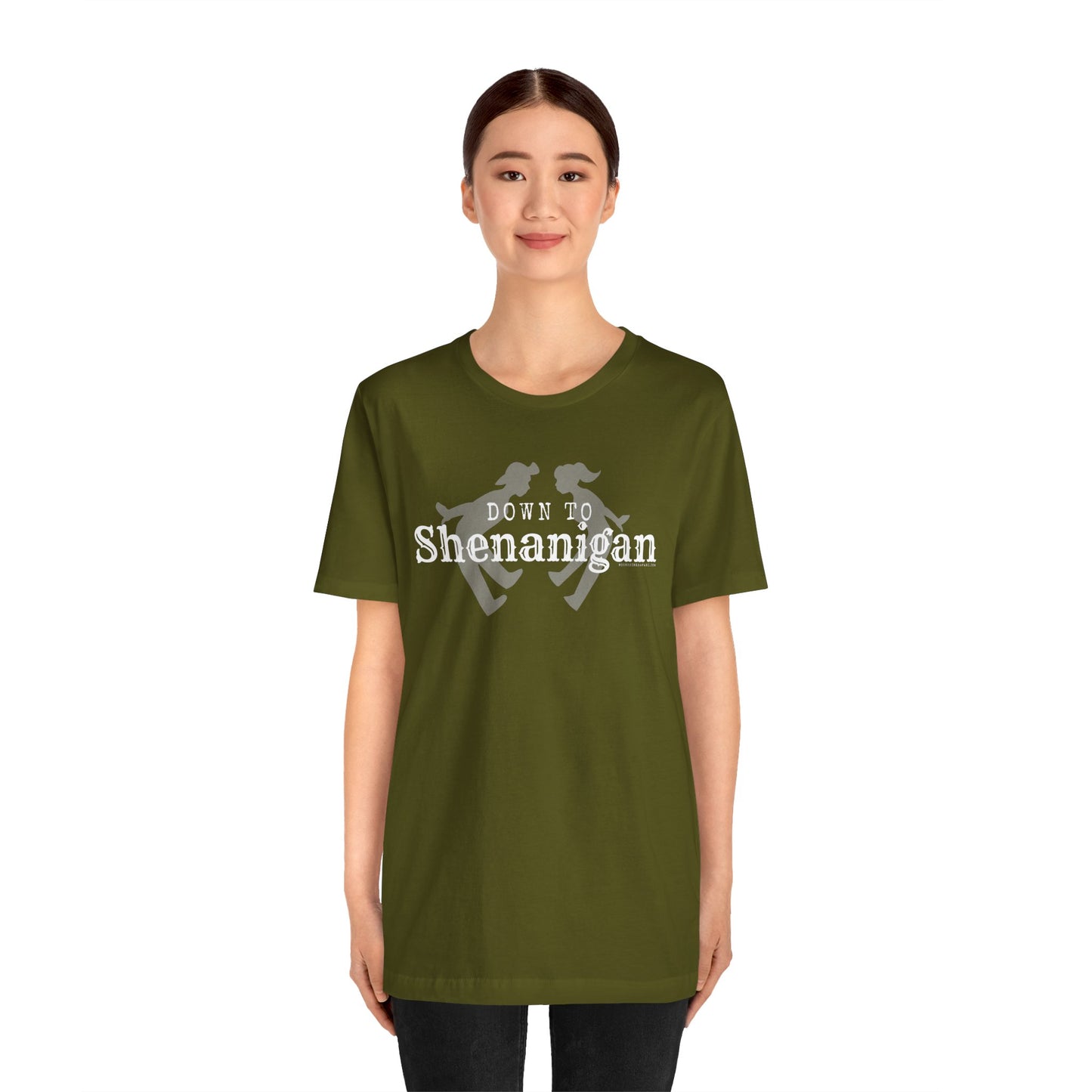 MoonShine Safari " Down to Shenanigan!" Unisex Jersey Short Sleeve Tee