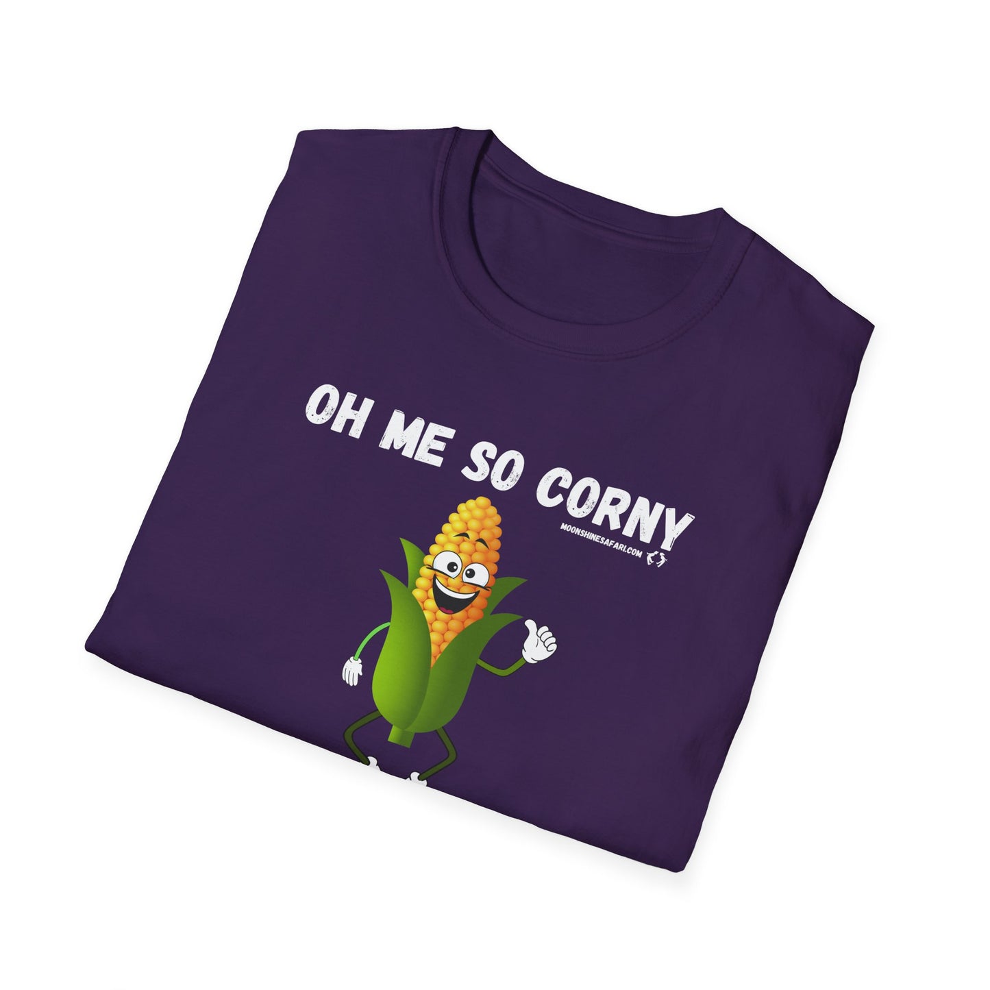 MoonShine Safari "Oh Me So Corny" Unisex Softstyle Humor T-Shirt