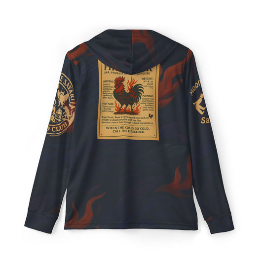 MoonShine Safari Cryptid Club Collection {The Cluck} Unisex Sports Warmup Hoodie (AOP)