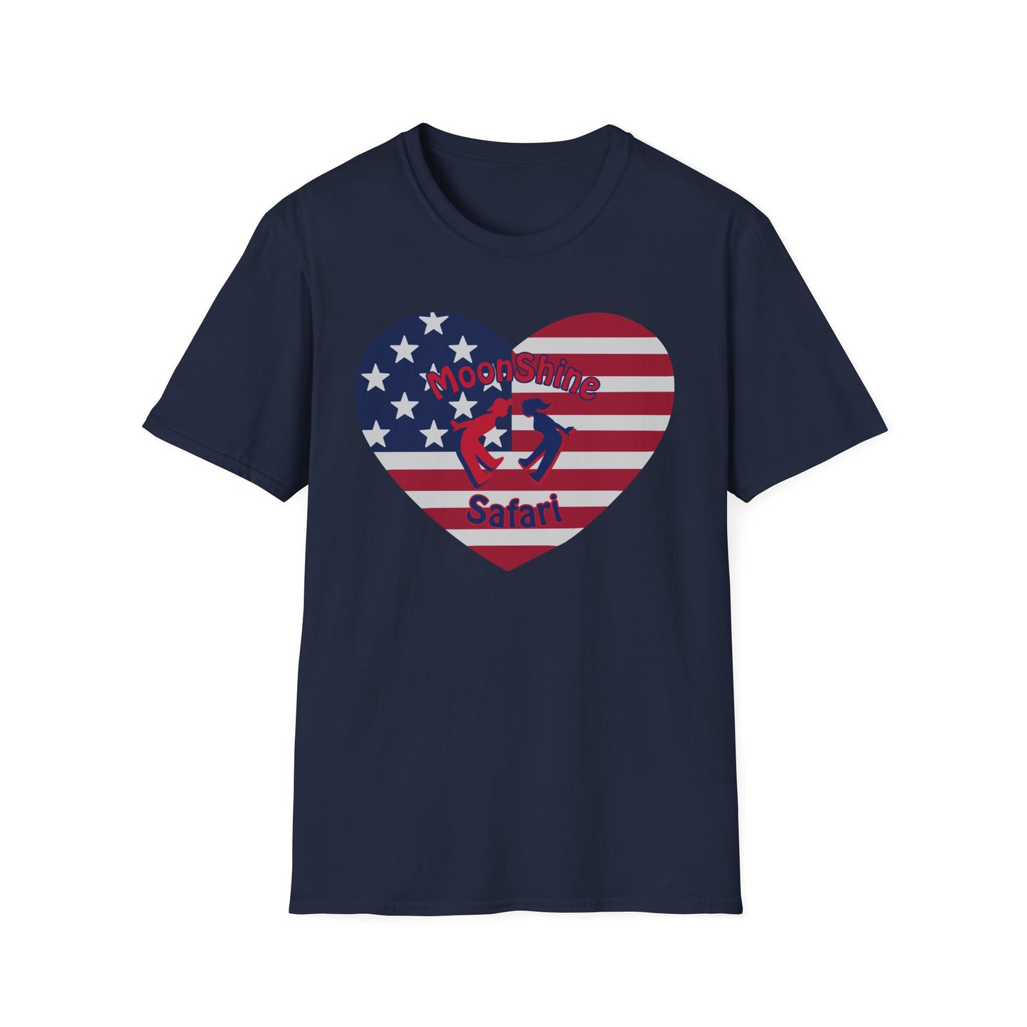 MoonShine Safari Pro-America Unisex Softstyle T-Shirt