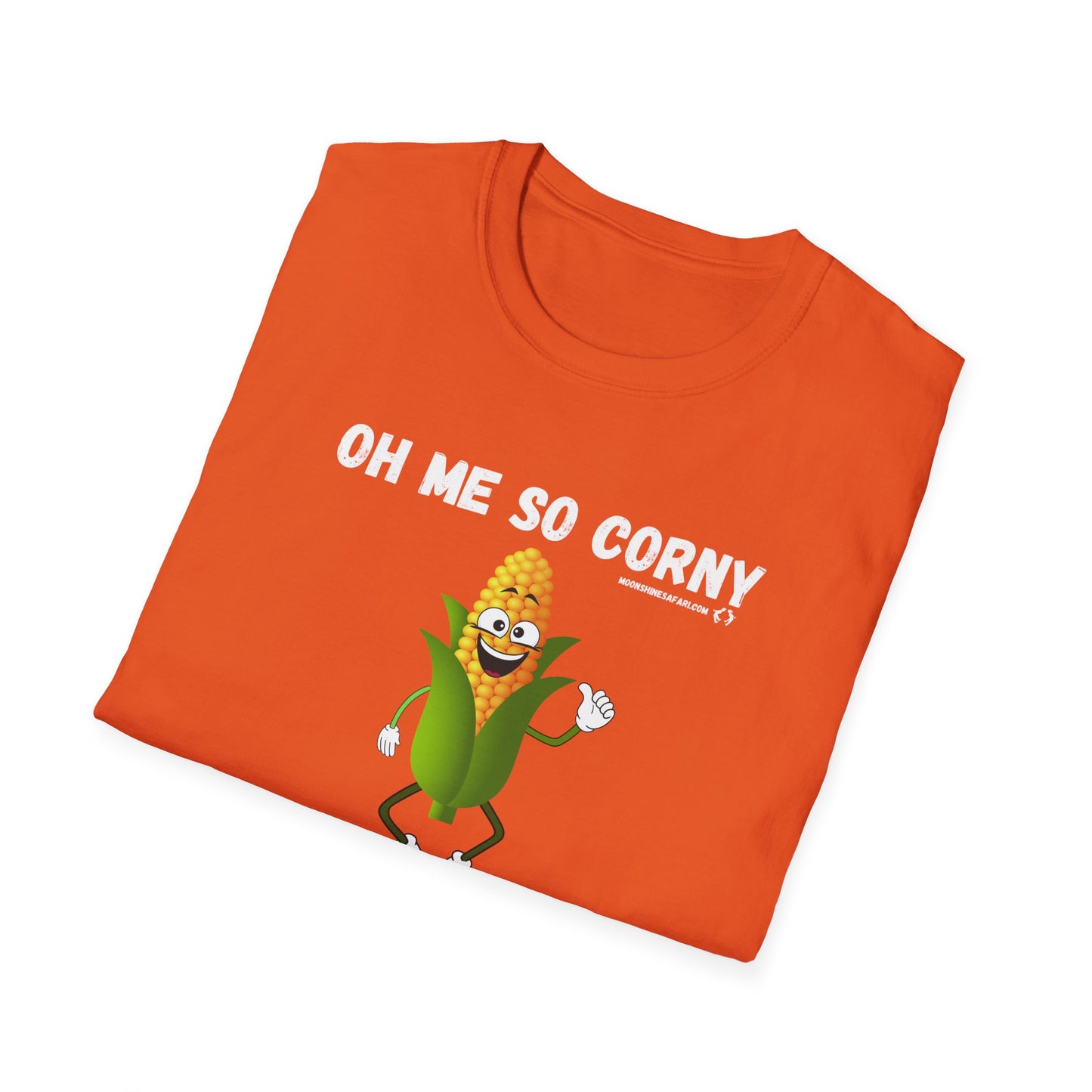 MoonShine Safari "Oh Me So Corny" Unisex Softstyle Humor T-Shirt