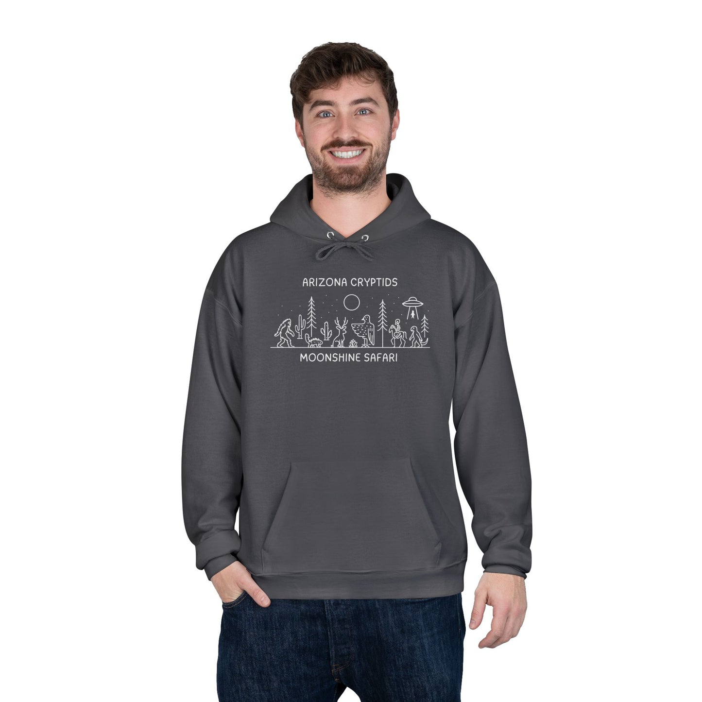 MoonShine Safari Arizona Cryptid Unisex Pullover Hoodie Sweatshirt