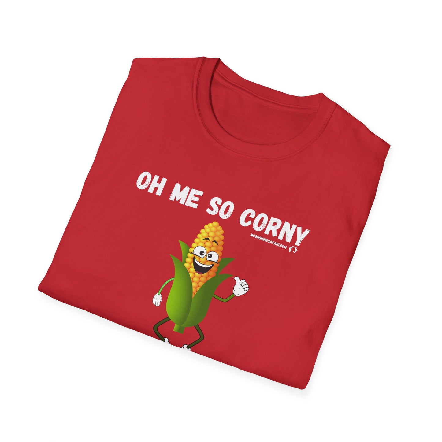 MoonShine Safari "Oh Me So Corny" Unisex Softstyle Humor T-Shirt