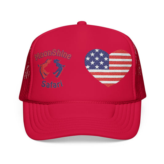 MoonShine Safari America Pride Foam Trucker Hat