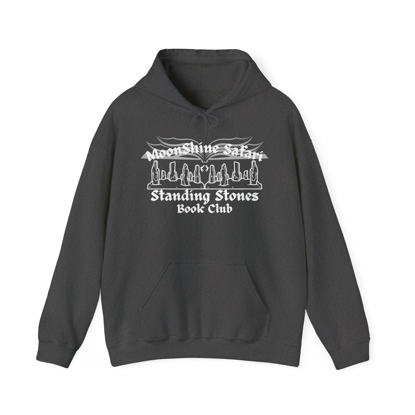 MoonShine Safari "Standing Stones Book Club" Unisex Heavy Blend™ Hooded Sweatshirt