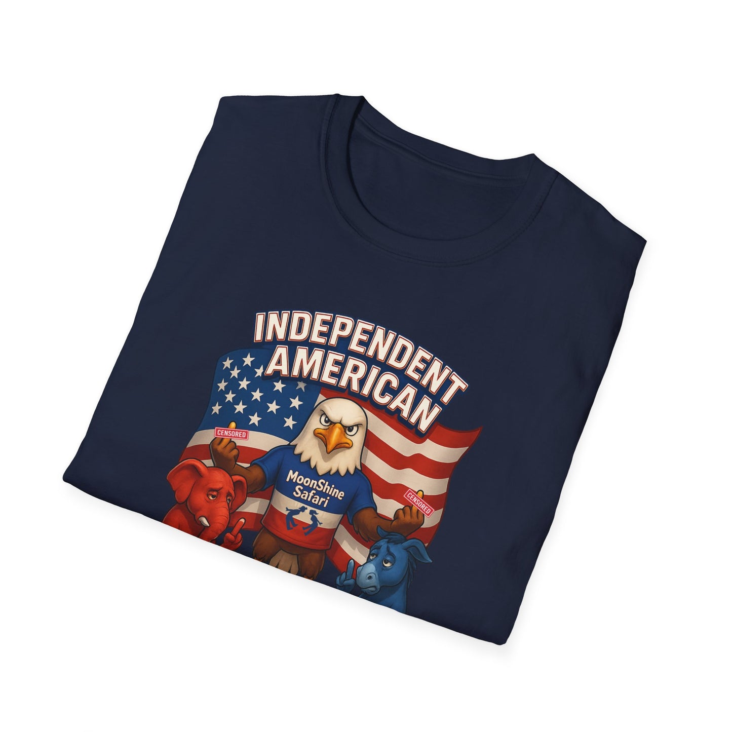 MoonShine Safari "Independent American 2.0" Unisex Softstyle T-Shirt