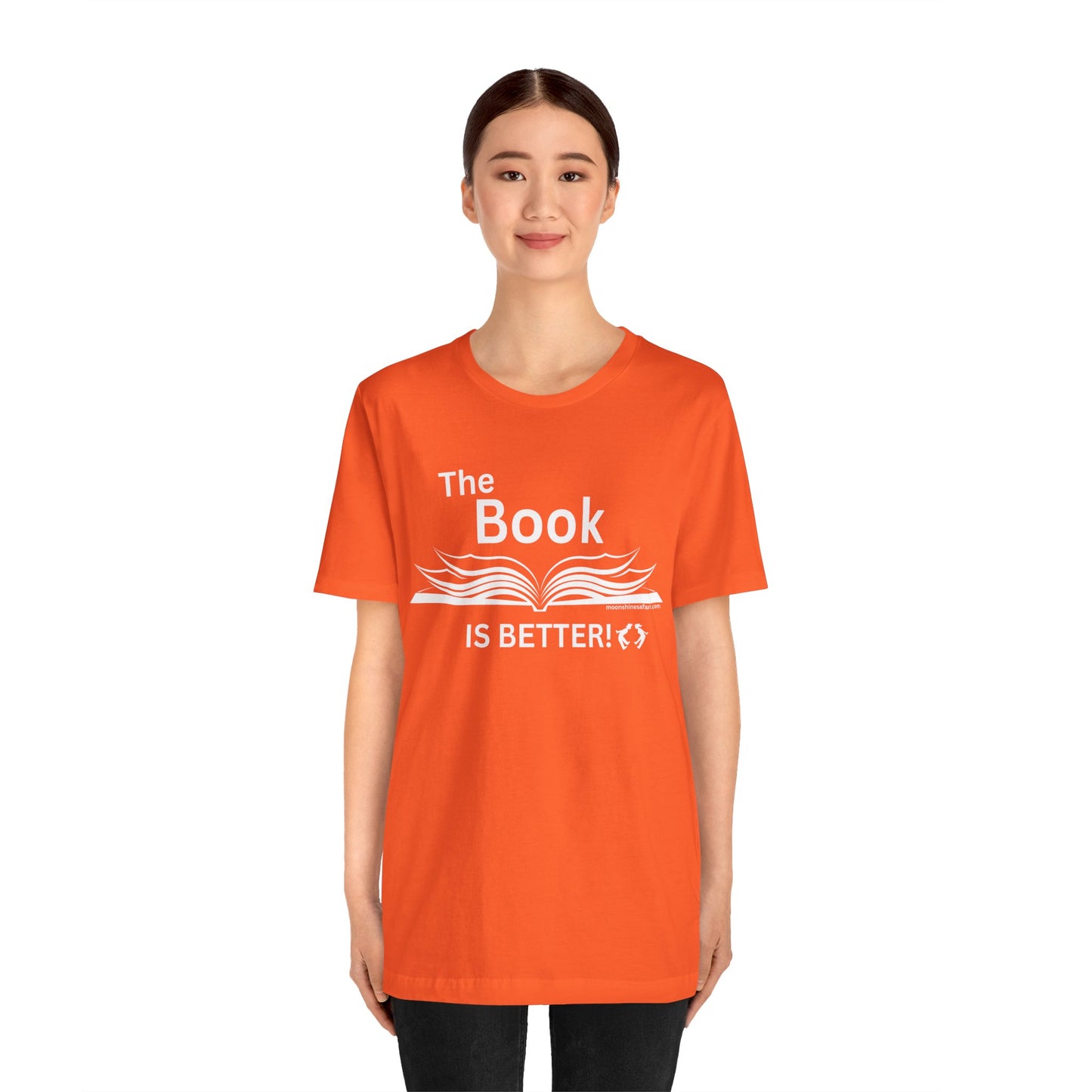 MoonShine Safari "The Book IS BETTER" Unisex Jersey Short Sleeve Tee