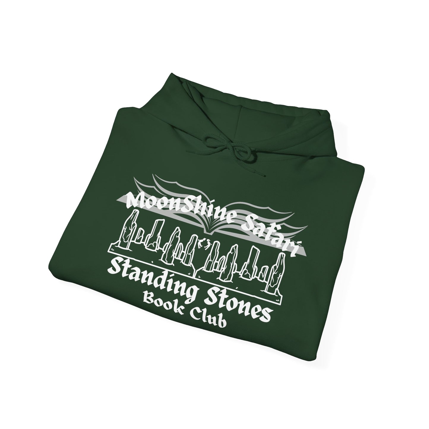 MoonShine Safari "Standing Stones Book Club" Unisex Heavy Blend™ Hooded Sweatshirt
