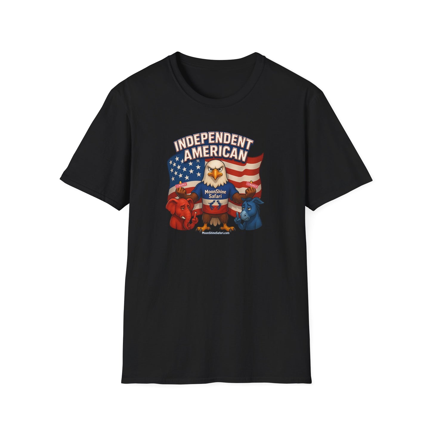 MoonShine Safari "Independent American 2.0" Unisex Softstyle T-Shirt