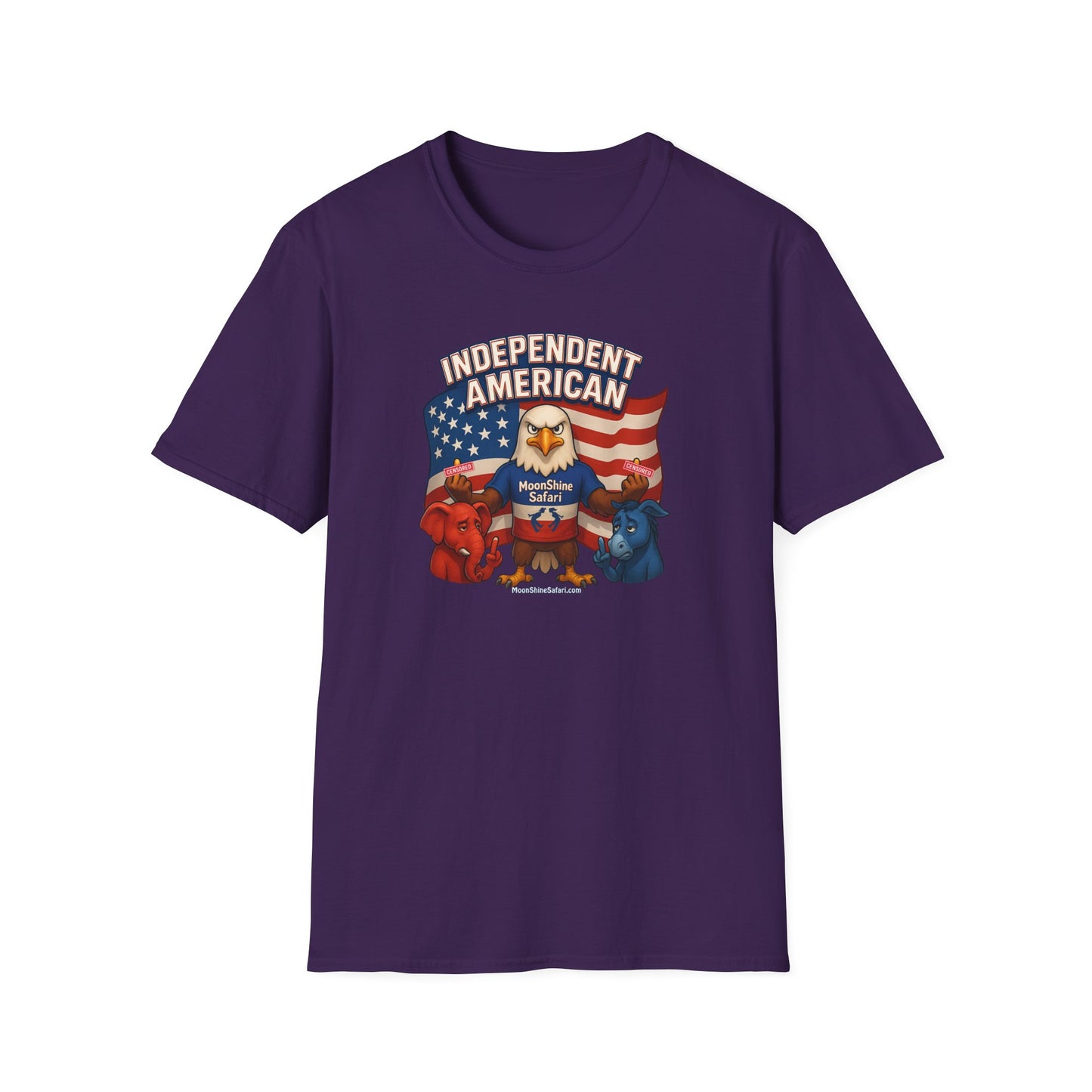 MoonShine Safari "Independent American 2.0" Unisex Softstyle T-Shirt