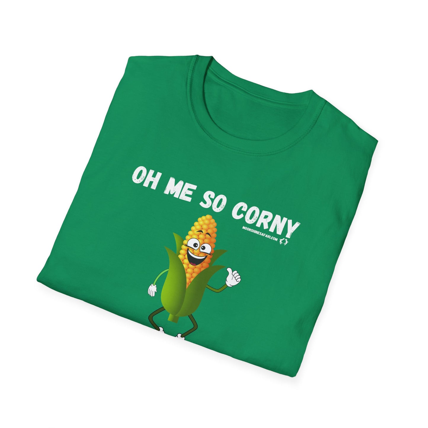 MoonShine Safari "Oh Me So Corny" Unisex Softstyle Humor T-Shirt