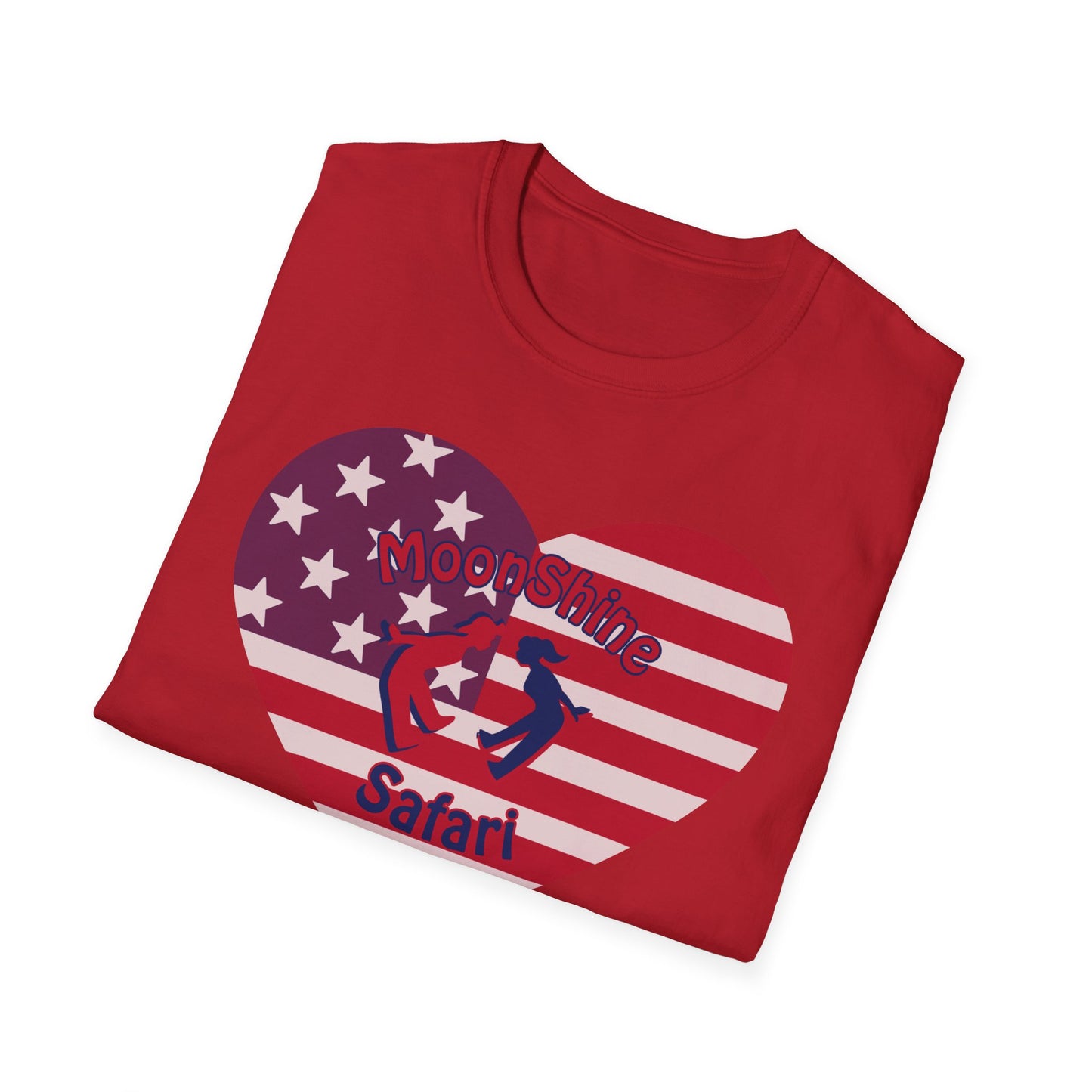 MoonShine Safari Pro-America Unisex Softstyle T-Shirt