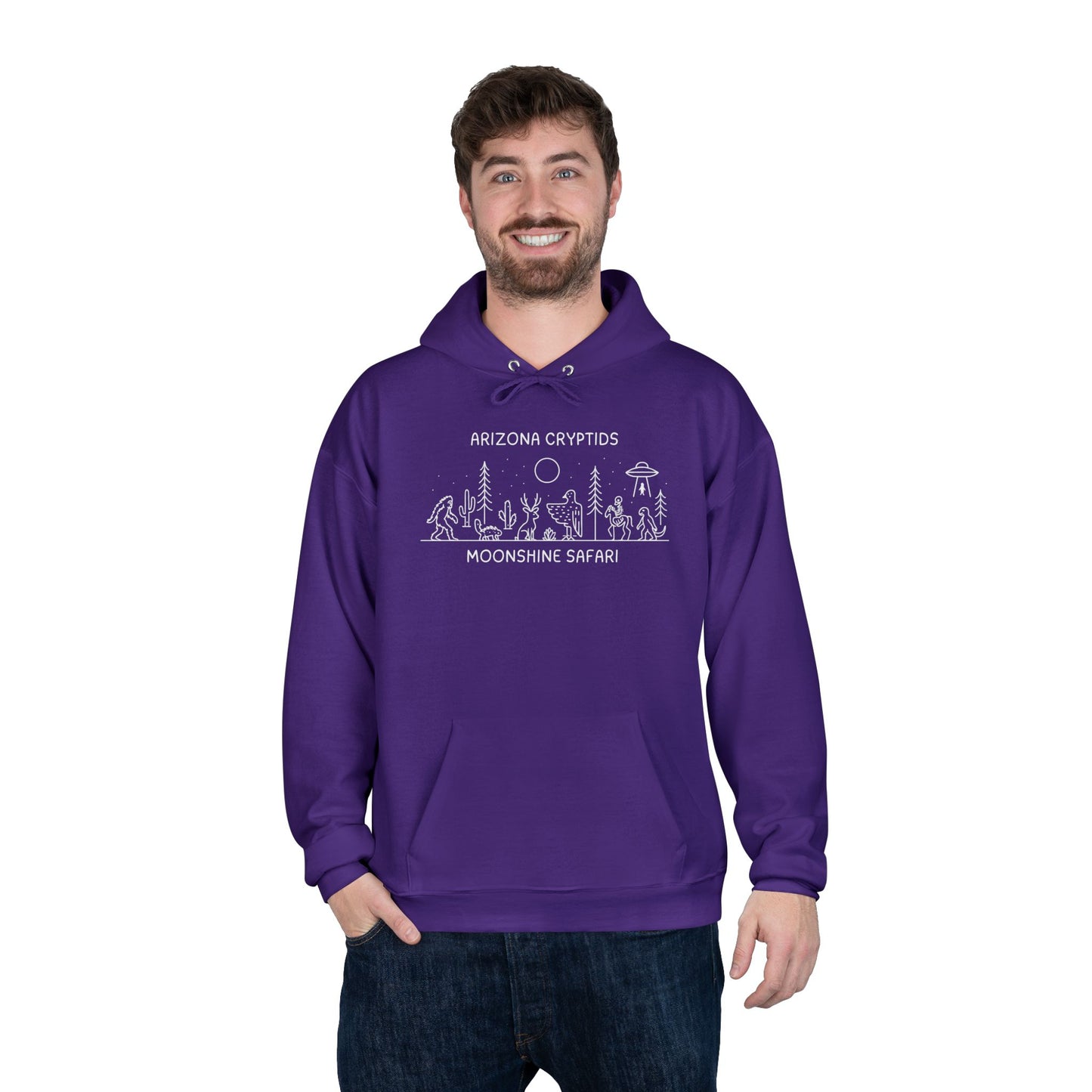 MoonShine Safari Arizona Cryptid Unisex Pullover Hoodie Sweatshirt