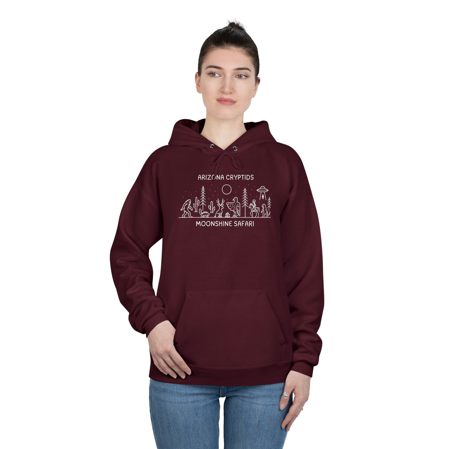MoonShine Safari Arizona Cryptid Unisex Pullover Hoodie Sweatshirt