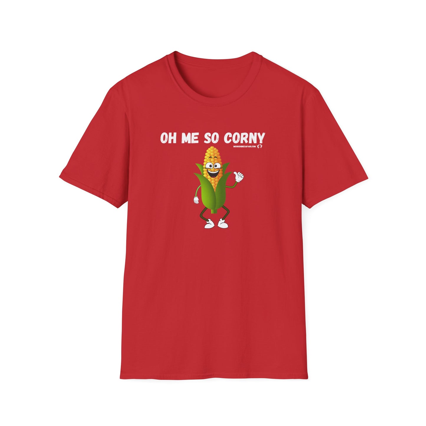 MoonShine Safari "Oh Me So Corny" Unisex Softstyle Humor T-Shirt