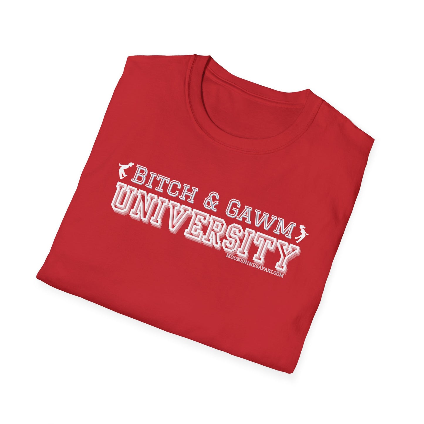 MoonShine Safari "B*tch & Gawm University Unisex Softstyle T-Shirt