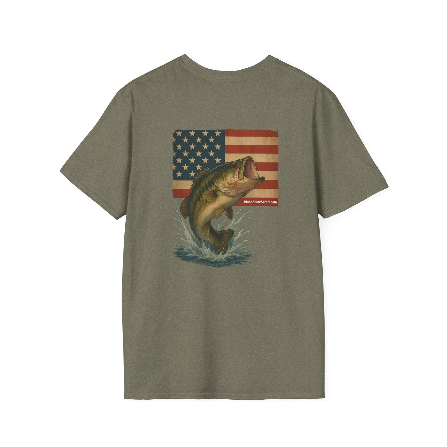 MoonShine Safari "American Bass" Unisex Softstyle T-Shirt