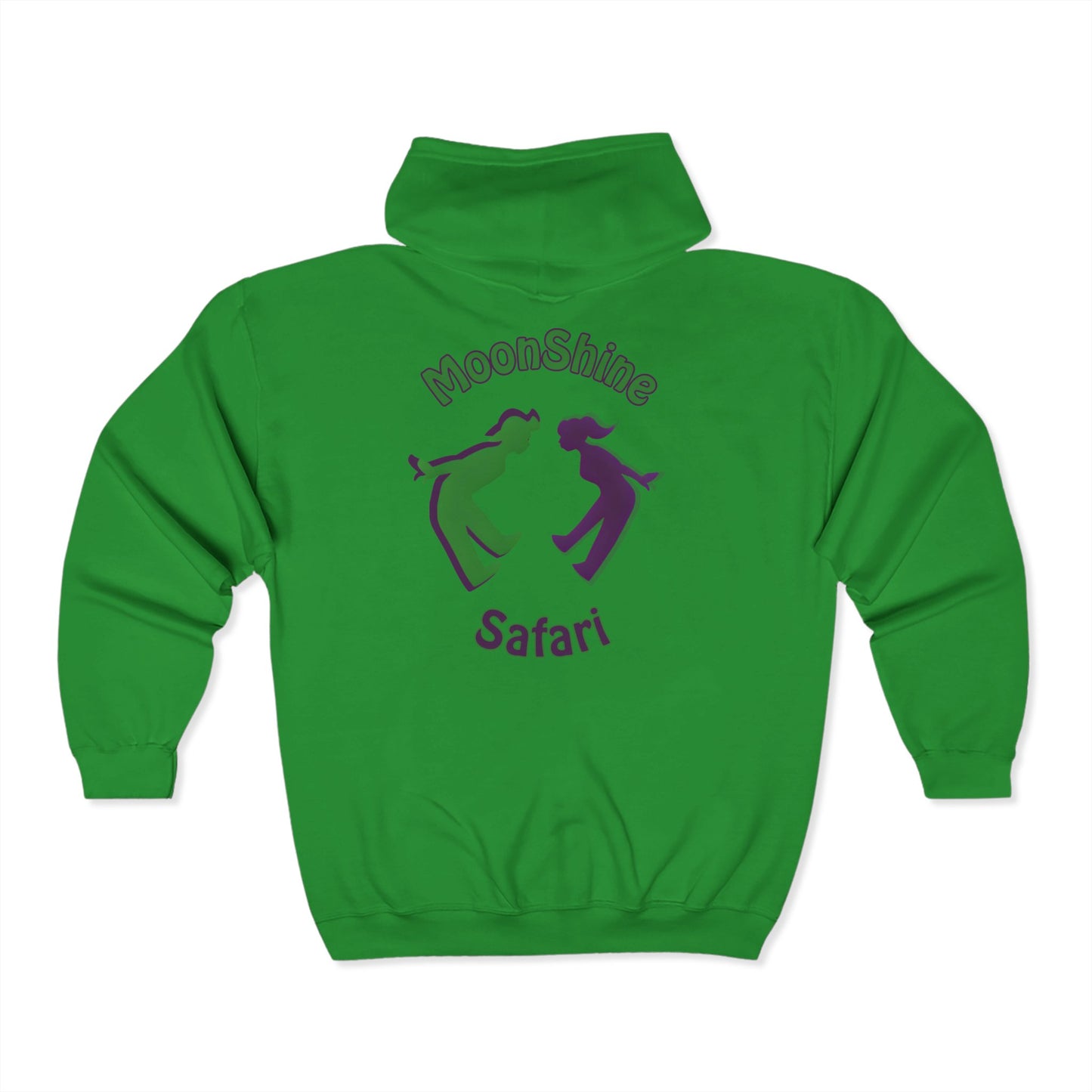 MoonShine Safari OG Logo Unisex Heavy Blend™ Full Zip Hooded Sweatshirt