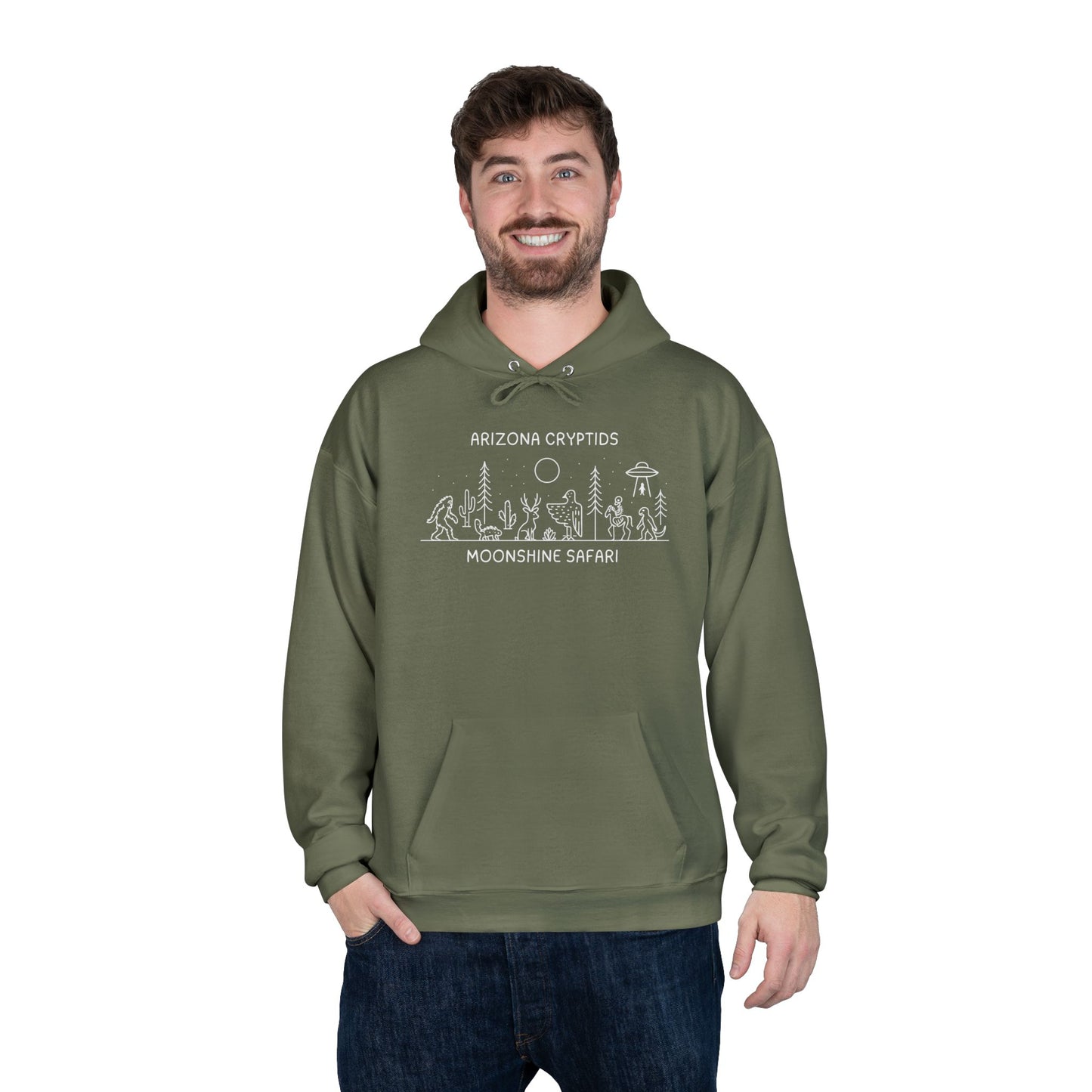 MoonShine Safari Arizona Cryptid Unisex Pullover Hoodie Sweatshirt