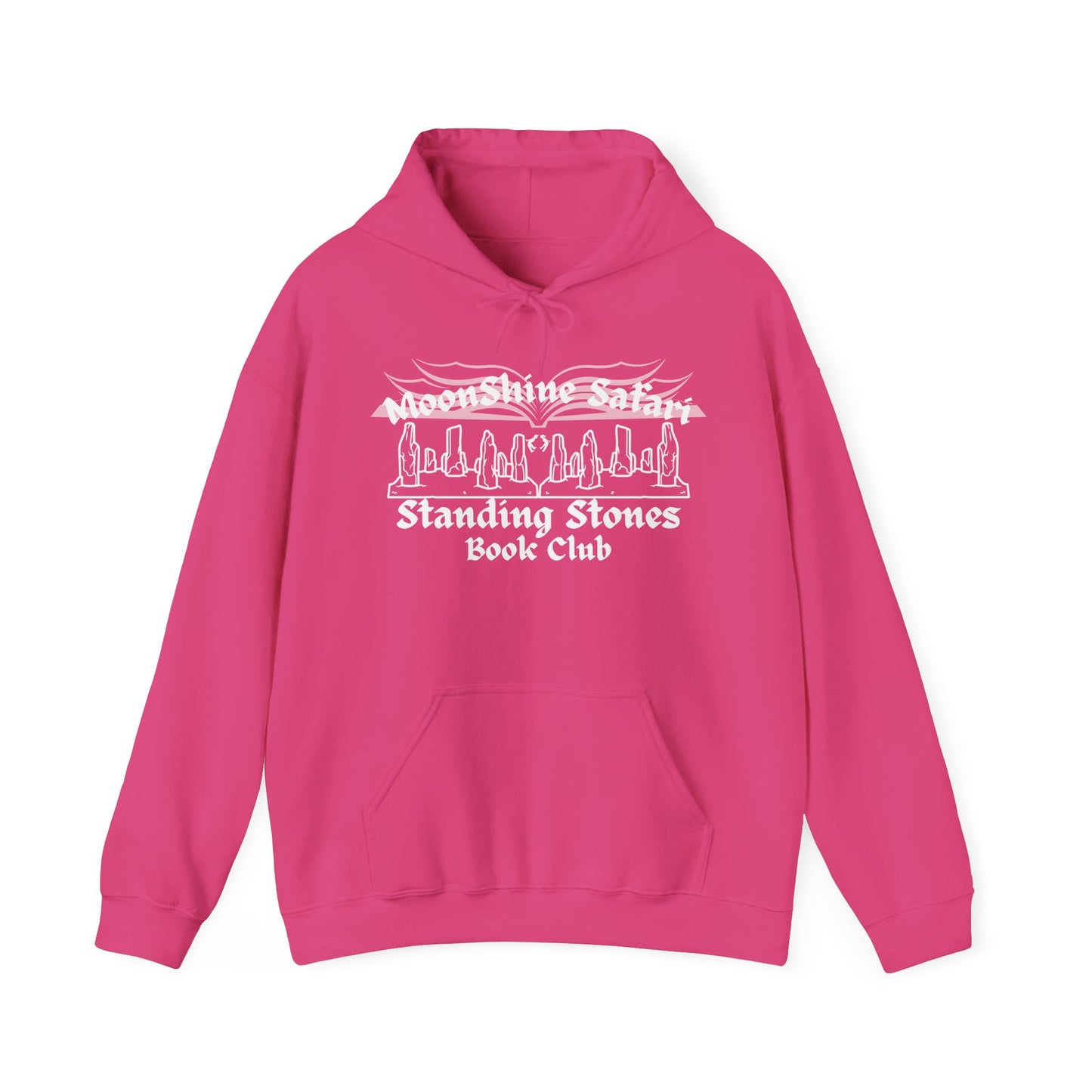 MoonShine Safari "Standing Stones Book Club" Unisex Heavy Blend™ Hooded Sweatshirt