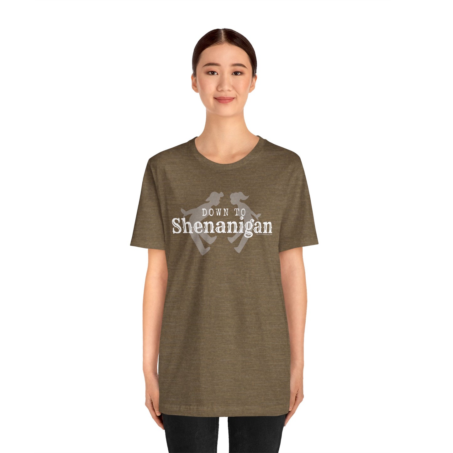 MoonShine Safari " Down to Shenanigan!" Unisex Jersey Short Sleeve Tee