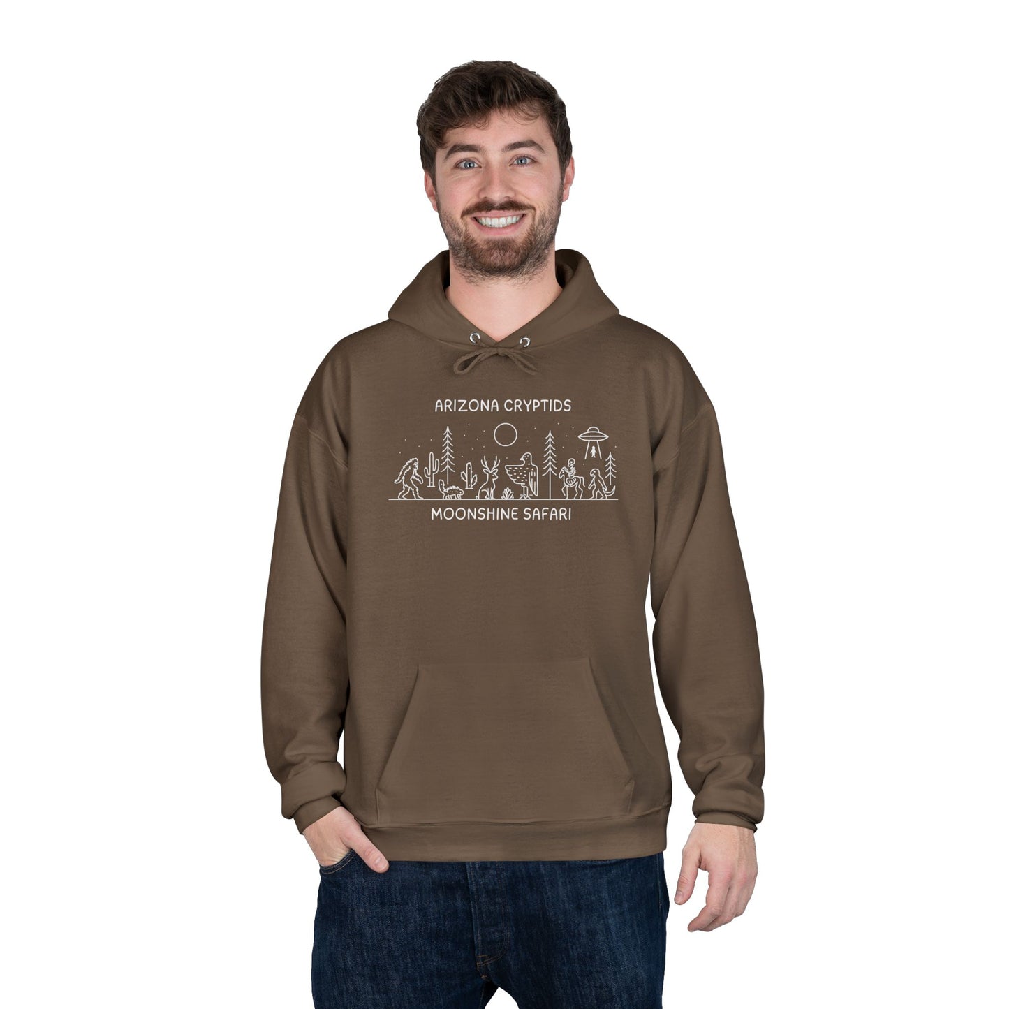 MoonShine Safari Arizona Cryptid Unisex Pullover Hoodie Sweatshirt