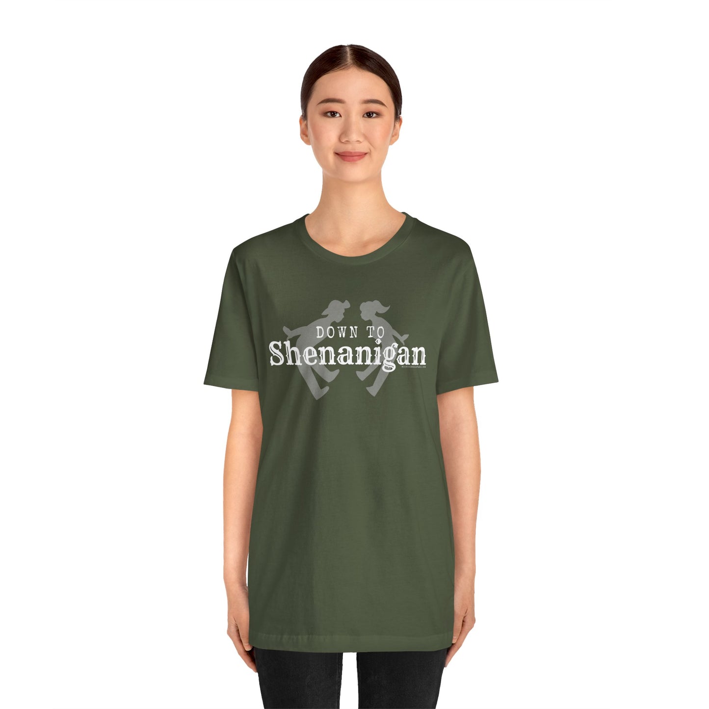 MoonShine Safari " Down to Shenanigan!" Unisex Jersey Short Sleeve Tee
