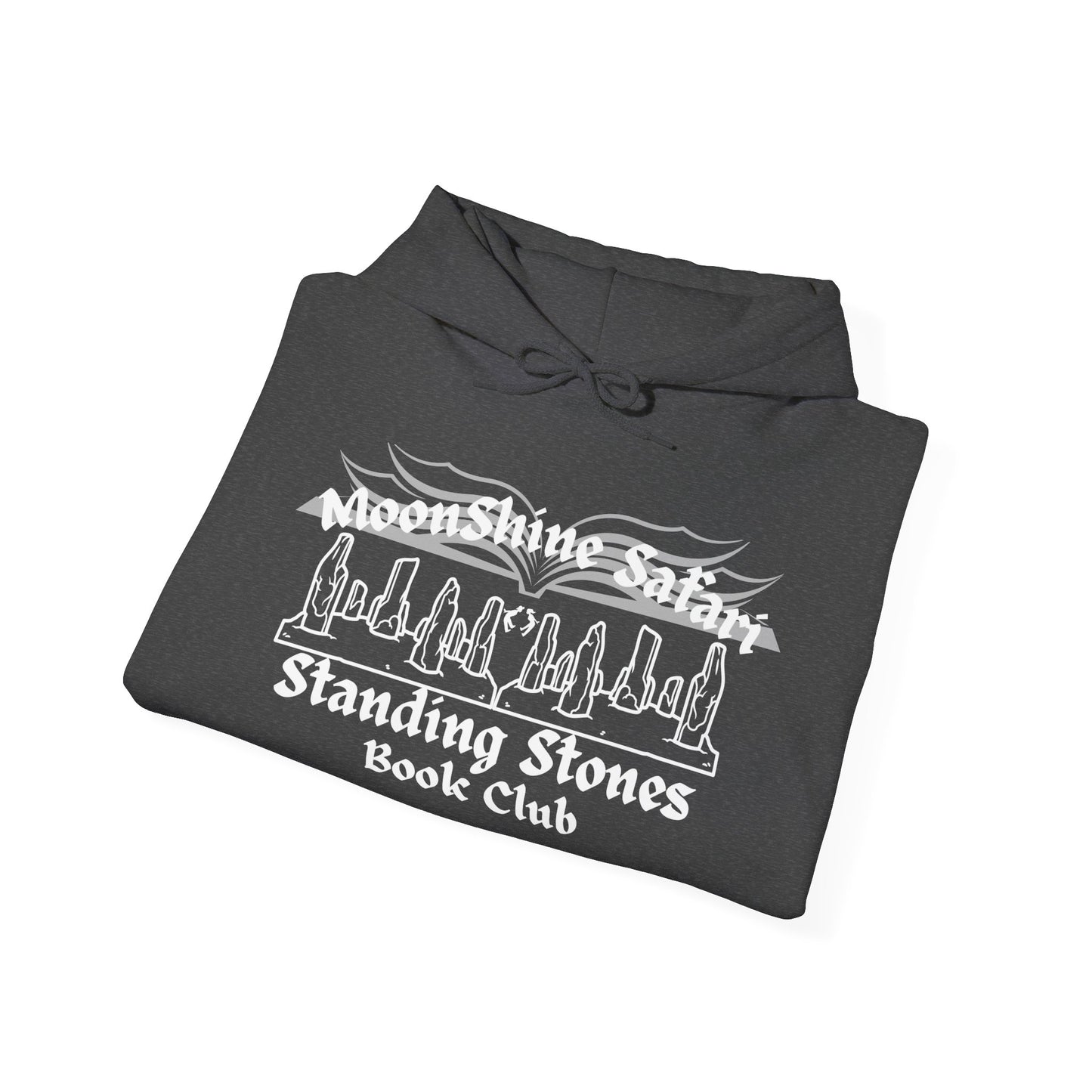 MoonShine Safari "Standing Stones Book Club" Unisex Heavy Blend™ Hooded Sweatshirt