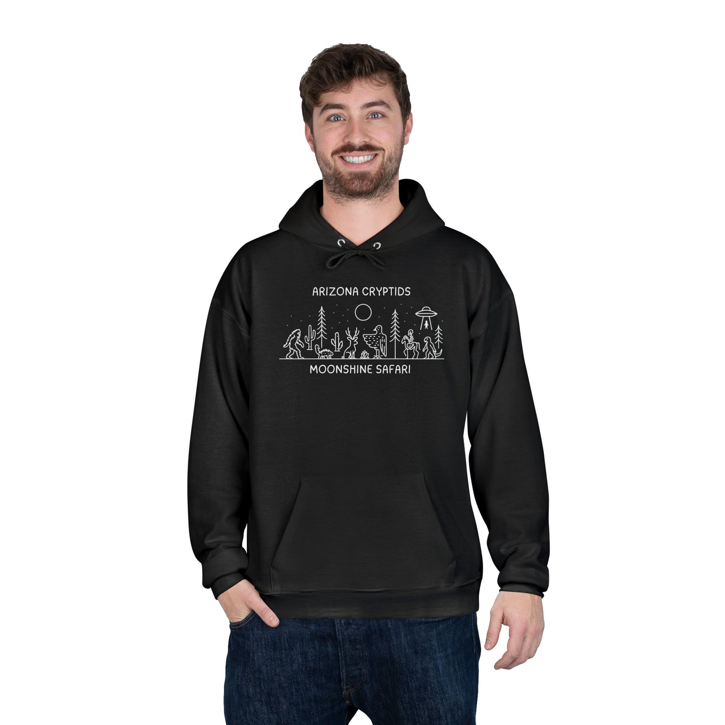 MoonShine Safari Arizona Cryptid Unisex Pullover Hoodie Sweatshirt
