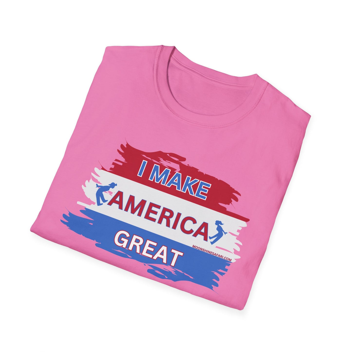 MoonShine Safari "I MAKE AMERICA GREAT" Unisex Softstyle T-Shirt