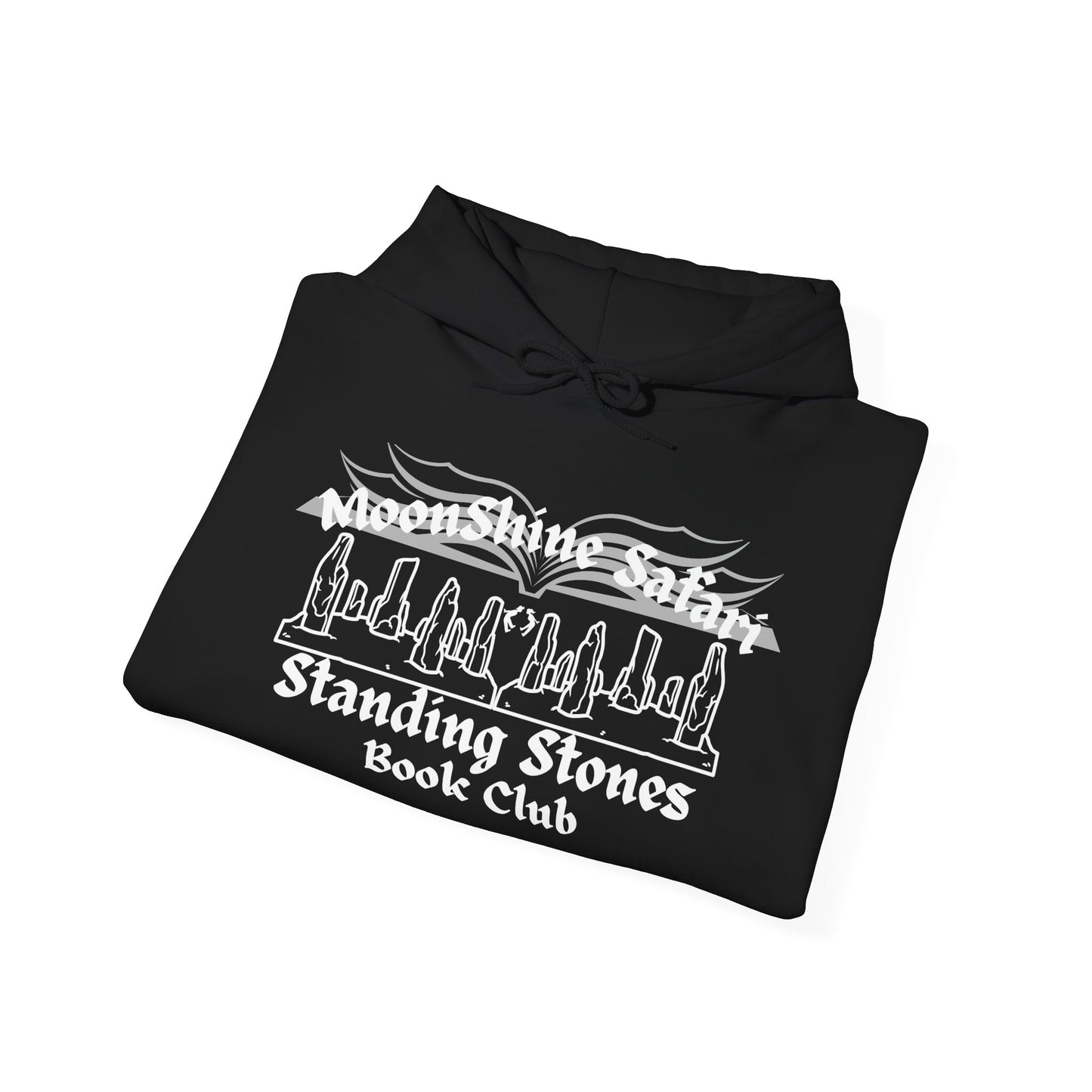 MoonShine Safari "Standing Stones Book Club" Unisex Heavy Blend™ Hooded Sweatshirt