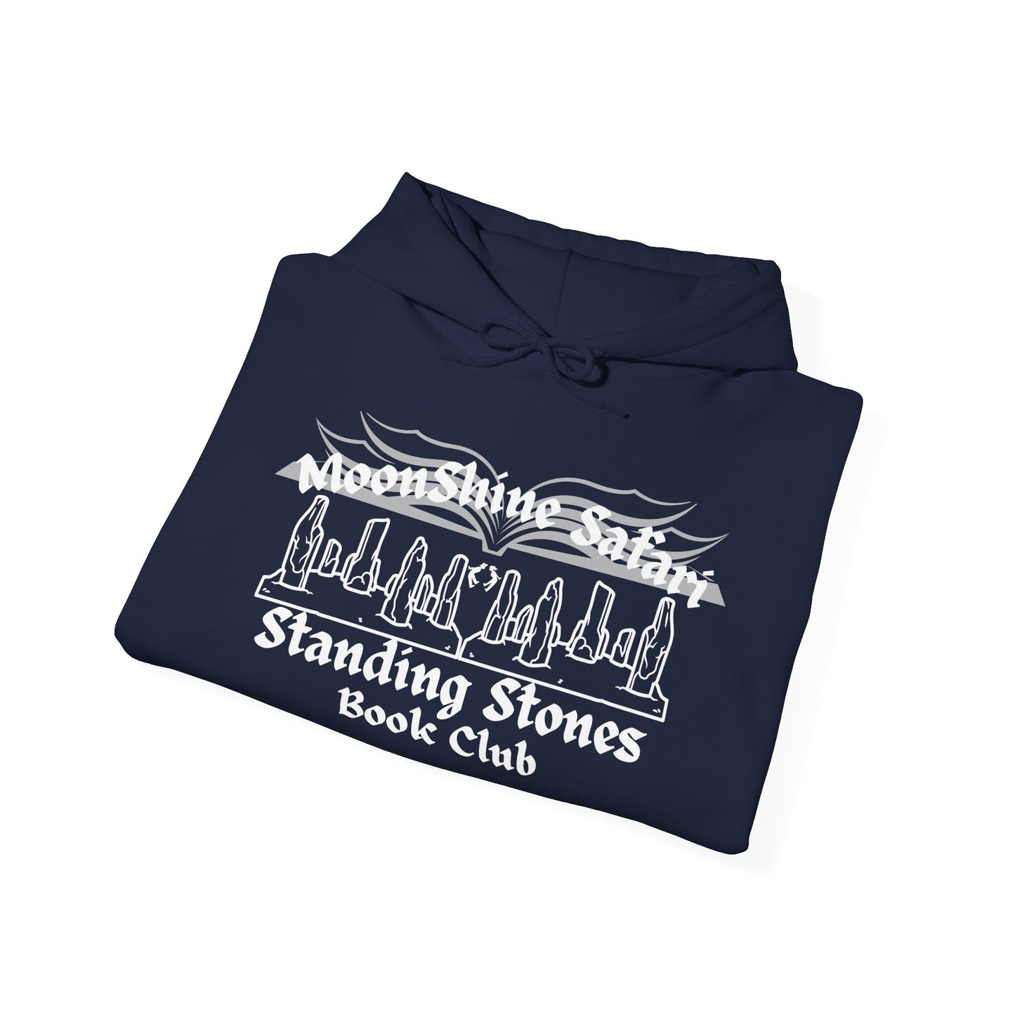 MoonShine Safari "Standing Stones Book Club" Unisex Heavy Blend™ Hooded Sweatshirt