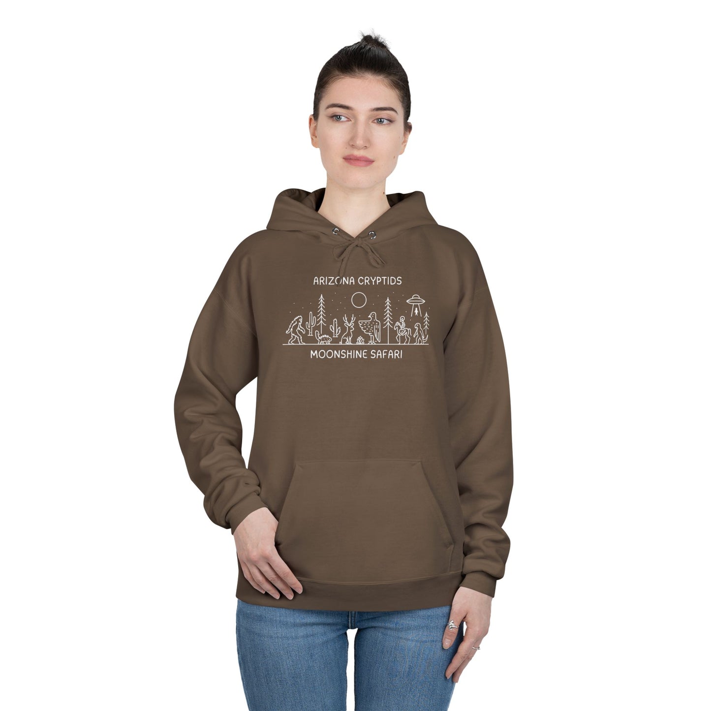 MoonShine Safari Arizona Cryptid Unisex Pullover Hoodie Sweatshirt