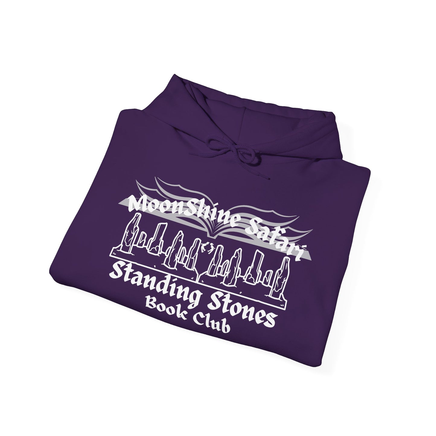 MoonShine Safari "Standing Stones Book Club" Unisex Heavy Blend™ Hooded Sweatshirt