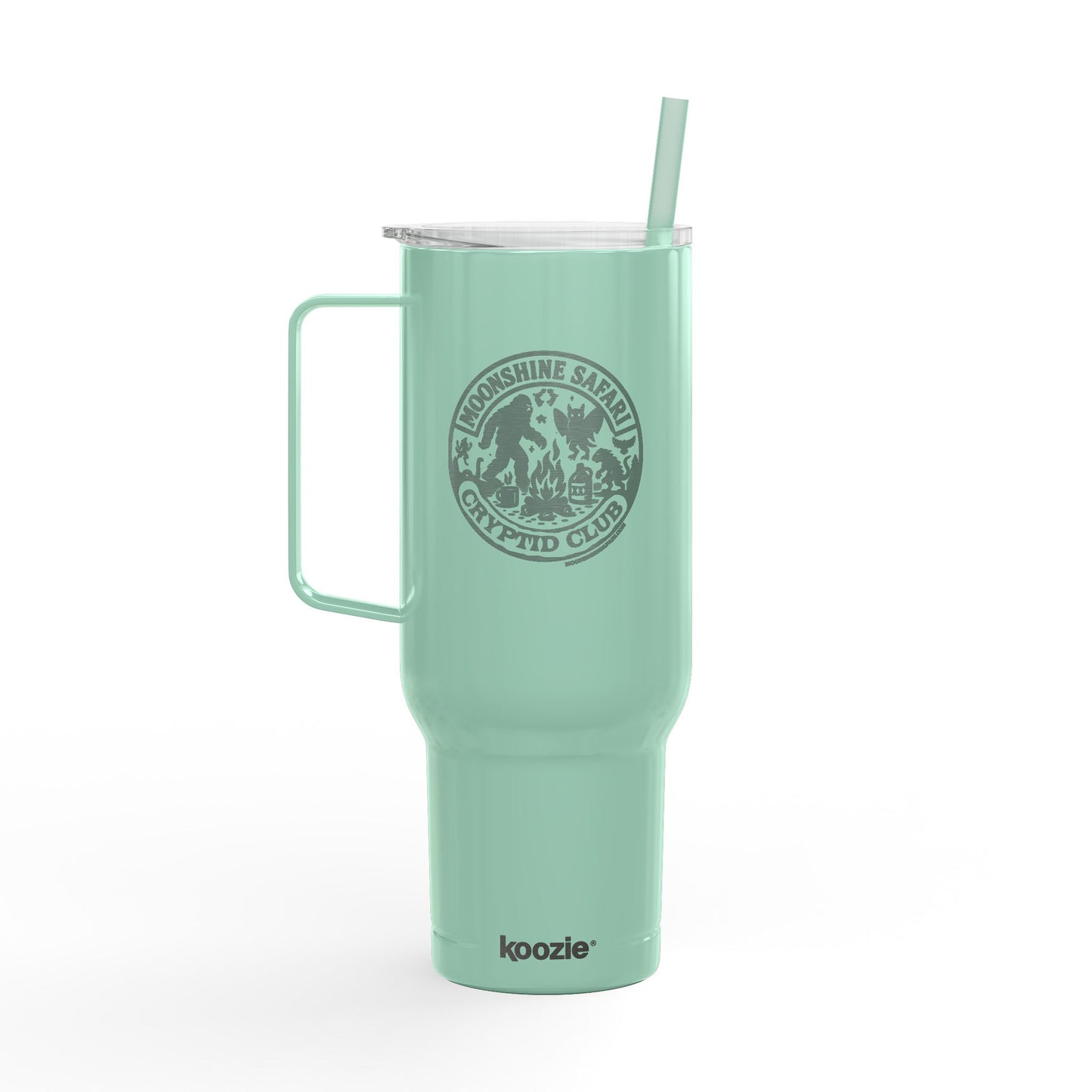 MoonShine Safari Cryptid Club Insulated Engraved Tumbler with Lid, 40oz