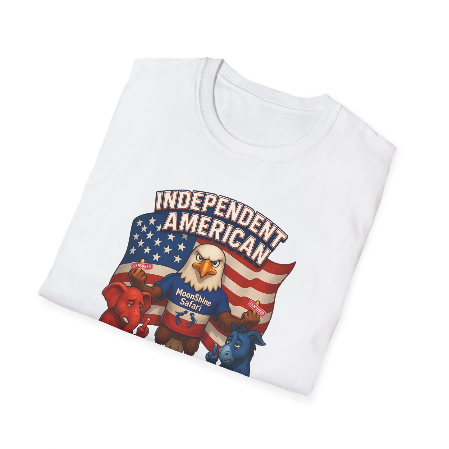 MoonShine Safari "Independent American 2.0" Unisex Softstyle T-Shirt