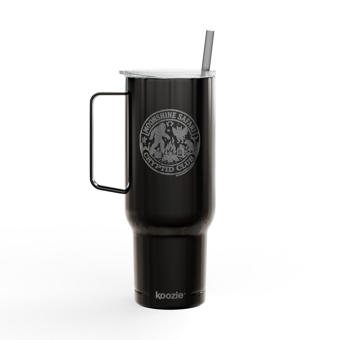 MoonShine Safari Cryptid Club Insulated Engraved Tumbler with Lid, 40oz