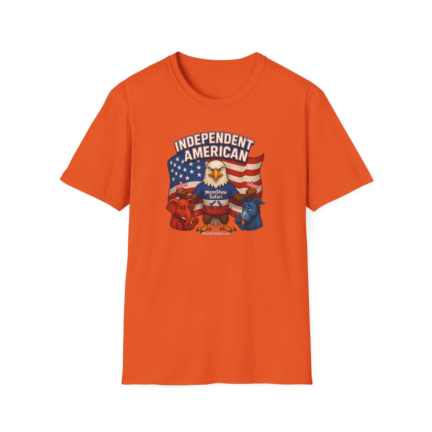 MoonShine Safari "Independent American 2.0" Unisex Softstyle T-Shirt